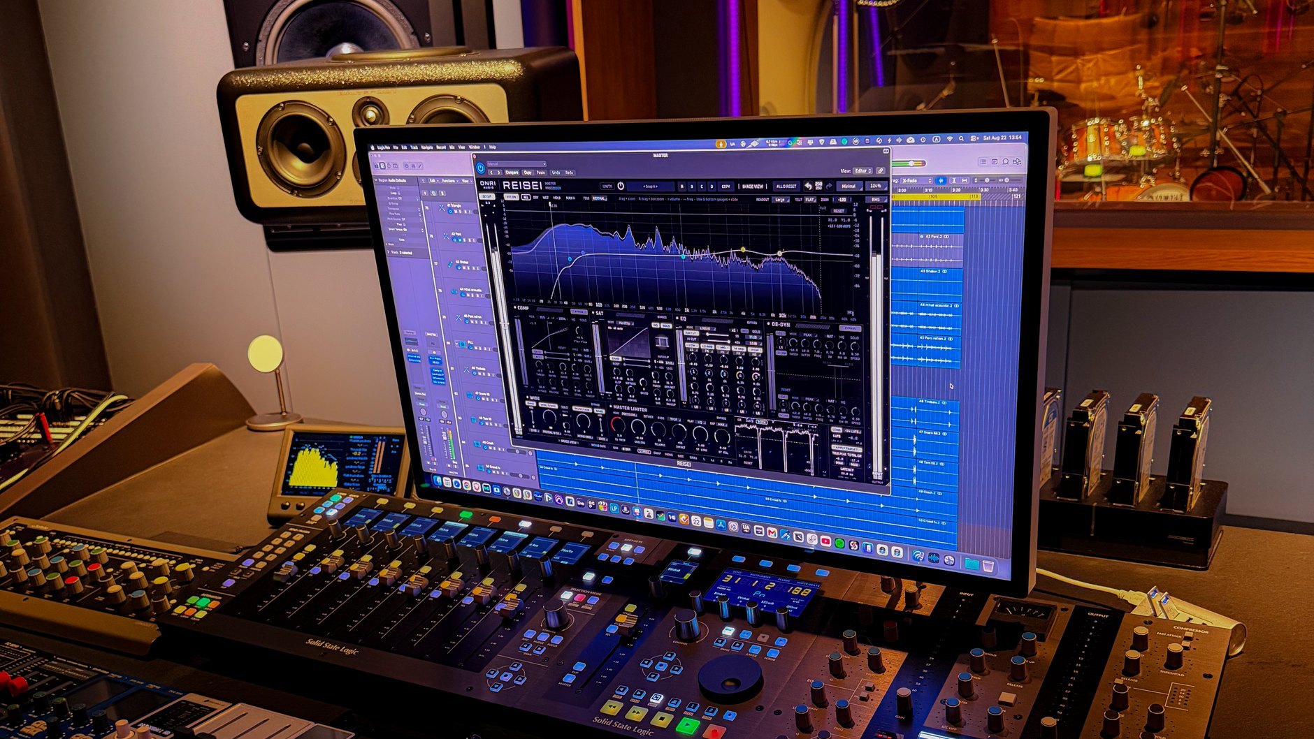 REISEI on the master chain at AS STUDIOTON, Belgrade